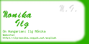 monika ilg business card